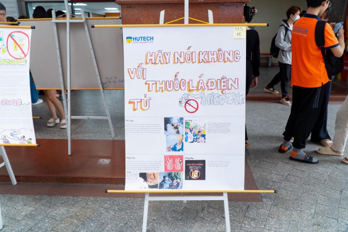 Ấn tượng buổi triển lãm Cuộc thi làm báo tường “Phòng, chống tác hại của thuốc lá điện tử” 42
