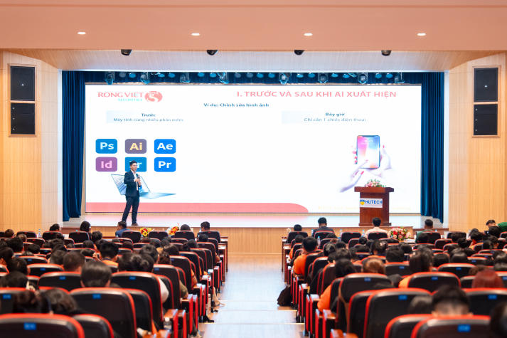 [Video] Sinh viên HUTECH tiếp cận AI, chính thức nhập cuộc “RongViet Invest 2025” 44