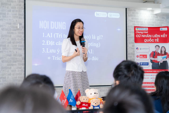 Học sinh THPT khám phá ứng dụng AI và định hướng tương lai cùng I-HUTECH 21