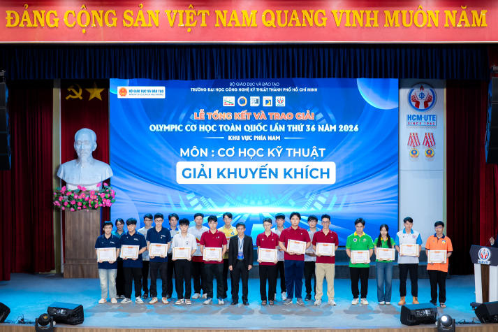 Sinh viên HUTECH ghi dấu với 09 giải thưởng tại Olympic Cơ học toàn quốc 2026 36