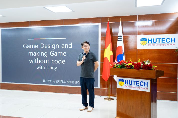 ​Sinh viên ngành Công nghệ thông tin VKIT chinh phục kỹ năng thiết kế game online cùng giáo sư Hàn Quốc 40