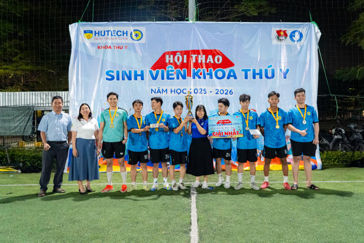 Bế mạc Hội thao Khoa Thú y năm học 2025-2026: Khép lại mùa giải sôi nổi, giàu tinh thần thể thao 63