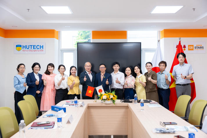 HUTECH đón tiếp Trưởng Ban Học bổng Rotary Yoneyama, kết nối cơ hội học tập và hội nhập cho sinh viên VJIT 81