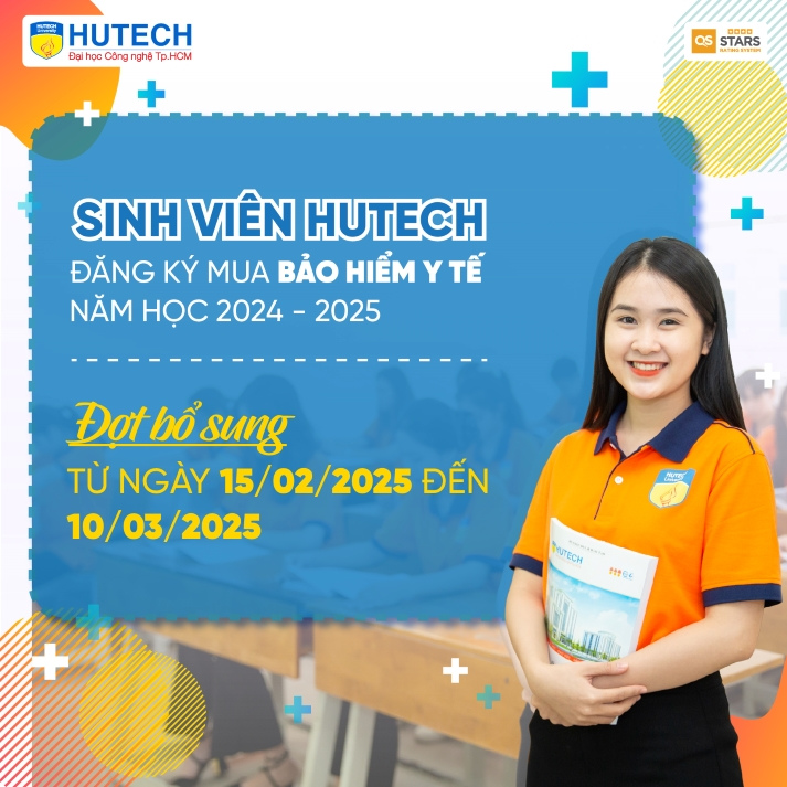 Sinh viên HUTECH đăng ký mua Bảo hiểm y tế năm học 2024-2025 - Đợt bổ sung từ 15/02 đến hết 10/3 43