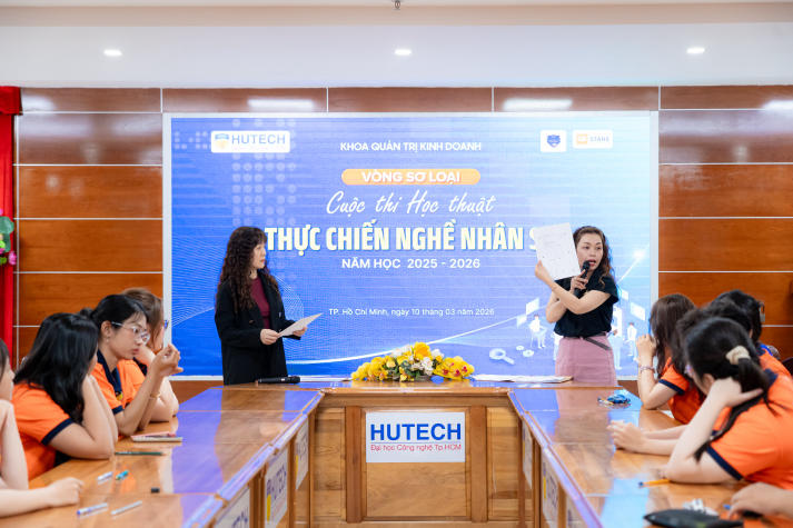 Sinh viên Khoa Quản trị kinh doanh “thử lửa” tại vòng Sơ loại cuộc thi “Thực chiến nghề Nhân sự” 31