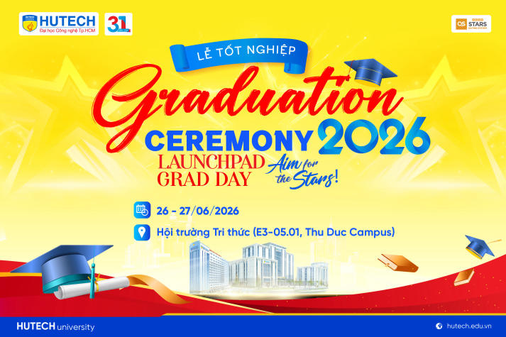 HUTECH thông báo đăng ký tham dự Lễ trao bằng tốt nghiệp đợt tháng 6 năm 2026 16