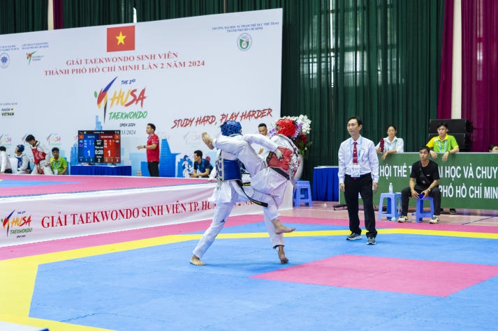 Đội tuyển Taekwondo HUTECH gặt hái 11 huy chương tại Giải Vô địch Taekwondo Sinh viên TP.HCM lần 2 năm 2024 211