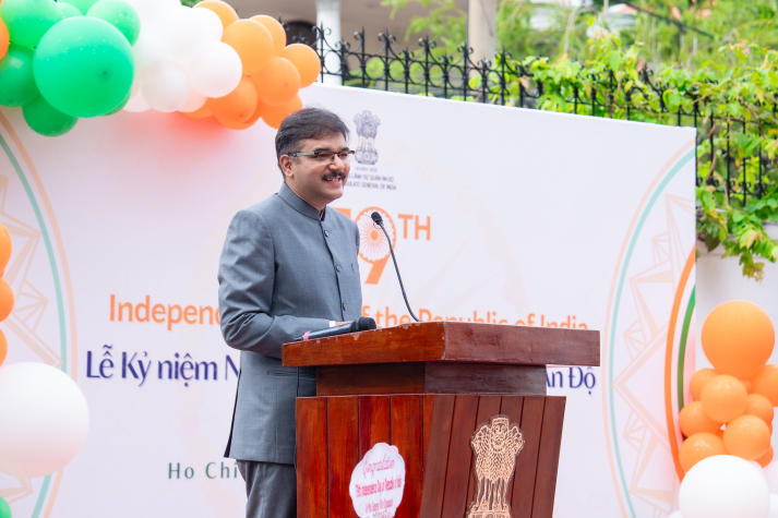 HUTECH hòa nhịp lan tỏa sắc màu văn hóa Ấn Độ tại Lễ kỷ niệm 79 năm Ngày Độc lập 73