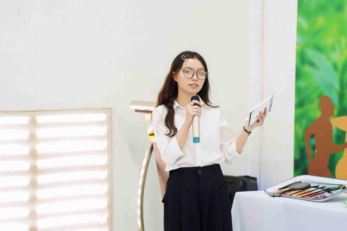 Top 9 HUTECH Startup Wings 2026 học khởi nghiệp từ thực tế vận hành doanh nghiệp tại Bidrico 89