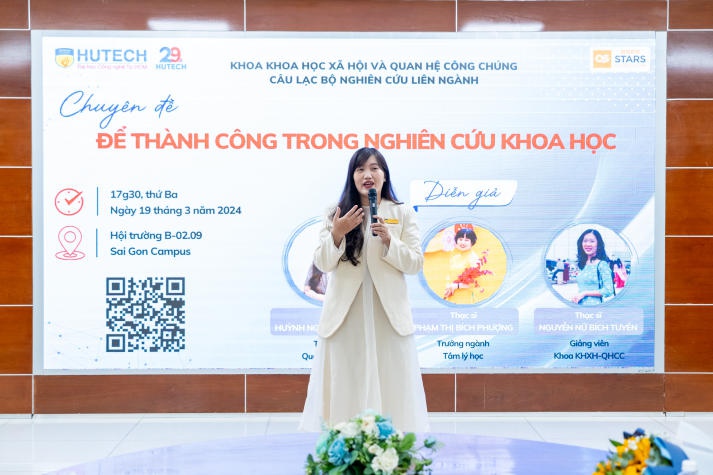 Nắm bắt bí quyết thành công, sinh viên Khoa học Xã hội và Quan hệ Công chúng tự tin thực hiện nghiên cứu khoa học 76