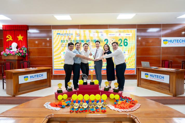 Giải Pickleball giao lưu giữa Cựu sinh viên HUTECH và Lãnh đạo các doanh nghiệp 2026 hoàn tất bốc thăm, sẵn sàng thi đấu vào 11/4 83