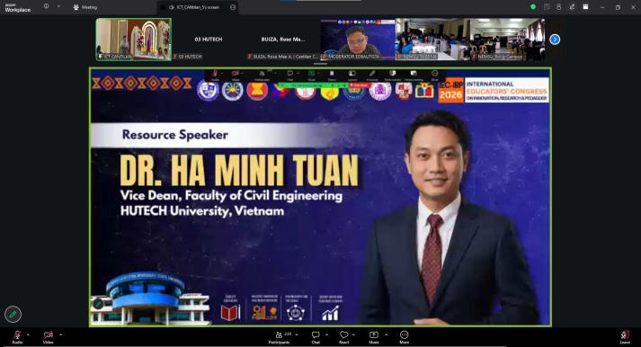 HUTECH góp tiếng nói học thuật tại Hội nghị quốc tế về đổi mới giáo dục thế kỷ XXI IEC-IRP 26