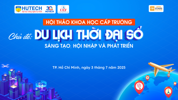 Hội thảo khoa học “Du lịch thời đại số: Sáng tạo, Hội nhập và Phát triển” sẽ diễn ra vào 03/7 tới 10