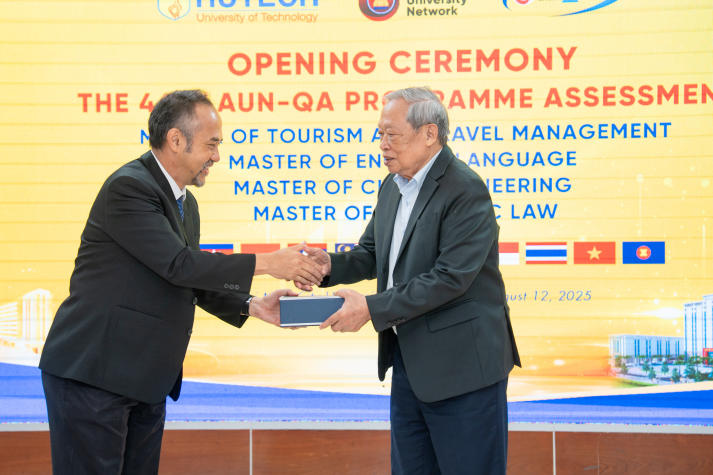 HUTECH chính thức khai mạc đánh giá ngoài 04 chương trình đào tạo trình độ Thạc sĩ theo tiêu chuẩn AUN-QA 106