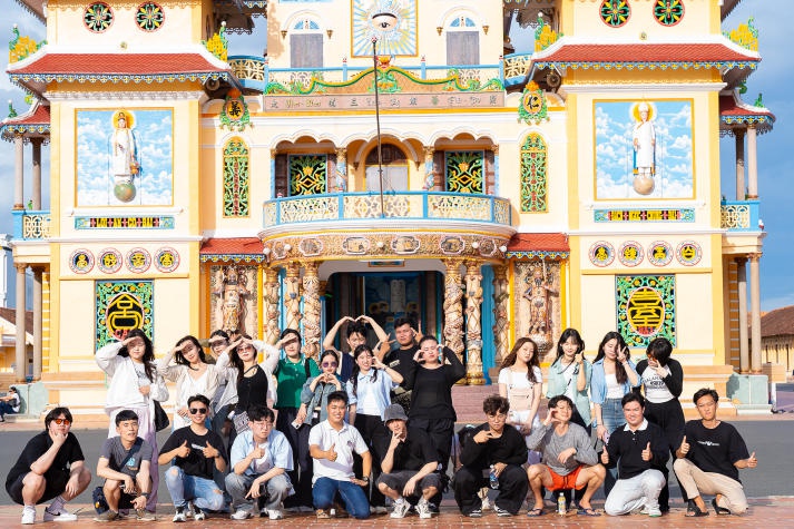 Theo chân sinh viên HUTECH và Tongmyong khám phá “Đất Thánh” Tây Ninh 60