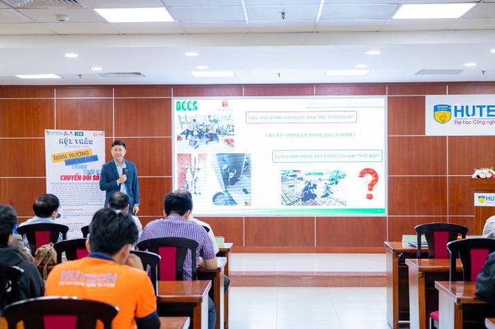 Sinh viên Khoa Xây dựng HUTECH định hướng nghề Xây dựng trong thời kỳ chuyển đổi số cùng chuyên gia 53