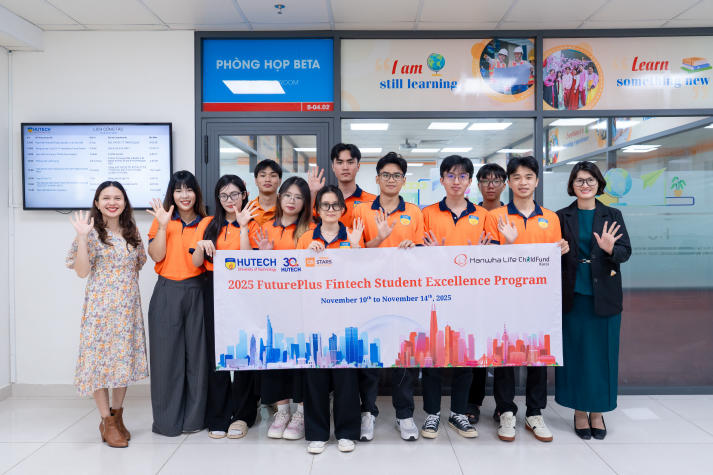 Sinh viên HUTECH sẵn sàng khởi hành đến Hàn Quốc cùng Hanwha Life Finance Mentor 2025 76