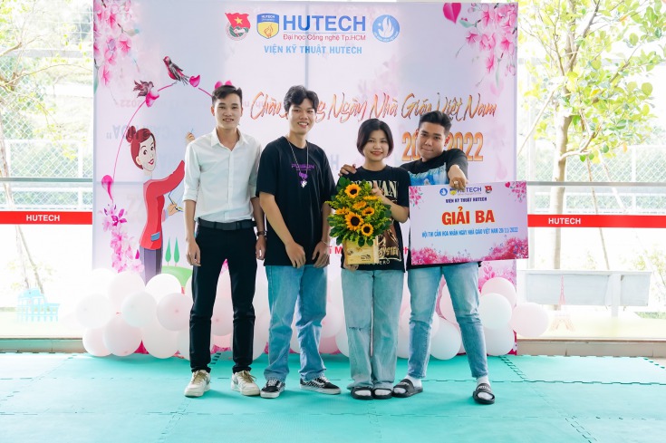 Kết quả chung cuộc của cuộc thi cắm hoa với chủ đề "Tri ân người thầy" HUTECH 3