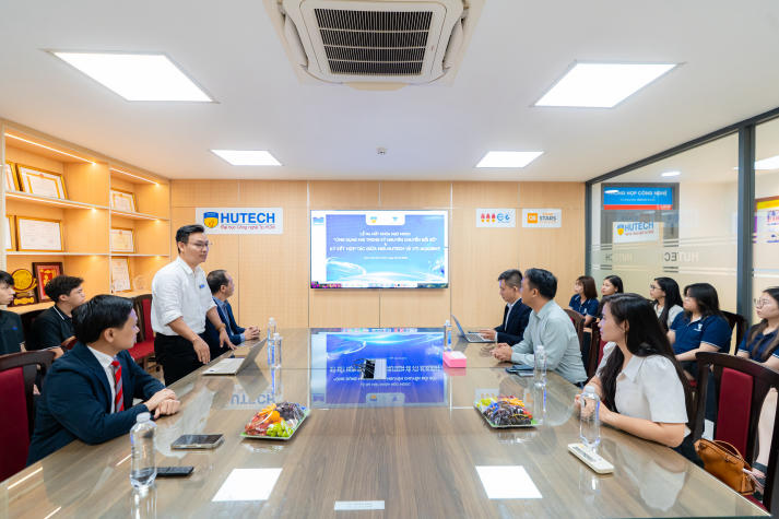 HUTECH ra mắt khóa học MIS và ký kết hợp tác chiến lược cùng VTI Academy 86