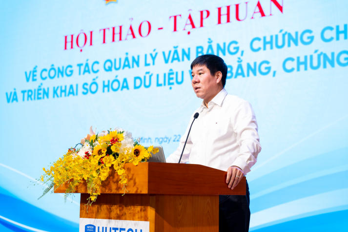 Bộ GD&ĐT tập huấn công tác quản lý văn bằng, chứng chỉ khu vực phía Nam tại HUTECH 47