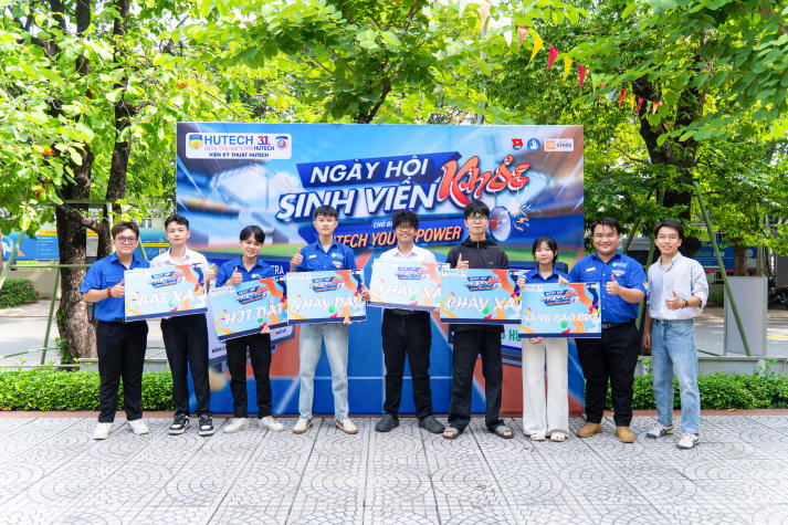 Sinh viên Viện Kỹ thuật bứt phá năng lượng tại “HUTECH Youth Power” 56