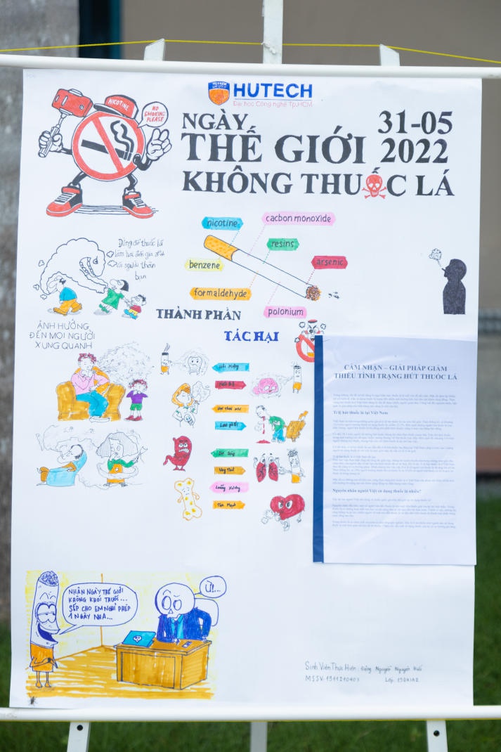 Sinh viên HUTECH đăng ký và tham gia chuỗi sự kiện hưởng ứng Ngày thế giới không hút thuốc lá 31/5 67