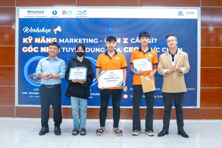 Nhiều học bổng giá trị được sinh viên HUTECH “thu hoạch” trong Workshop “Kỹ năng Marketing - Gen Z cần gì?” 30