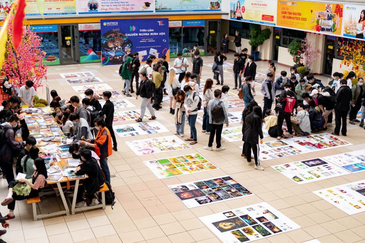 Sinh viên Thiết kế đồ họa “trình làng” loạt sản phẩm cuối kỳ ấn tượng tại triển lãm 77