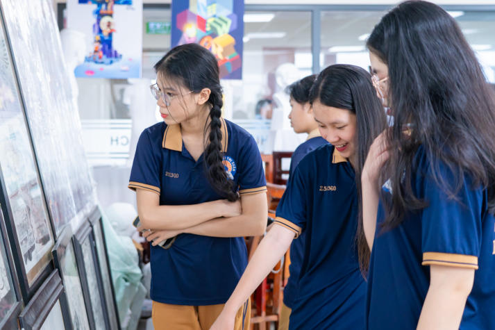 HUTECH đón đoàn học sinh trường TH-THCS-THPT Bùi Thị Xuân (Đồng Nai) tham quan, trải nghiệm môi trường đại học 53