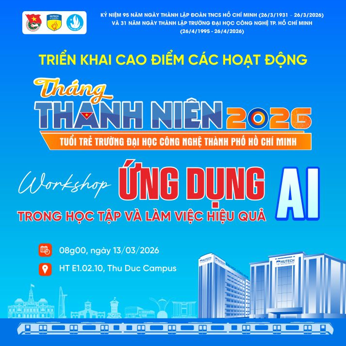 Sôi nổi Tháng Thanh niên 2026 tại HUTECH: Lan tỏa tinh thần xung kích, sáng tạo và trách nhiệm cộng đồng 48