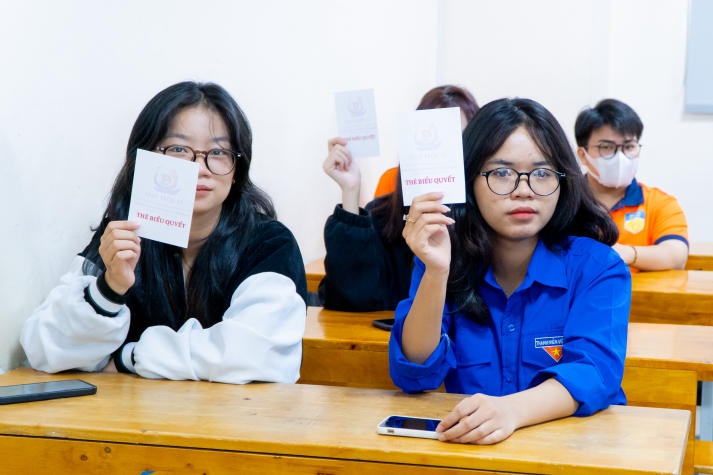 Khoa Hàn Quốc học tổ chức Đại hội Đại biểu Đoàn TNCS Hồ Chí Minh lần thứ II, vững vàng hành trình thành công mới 46