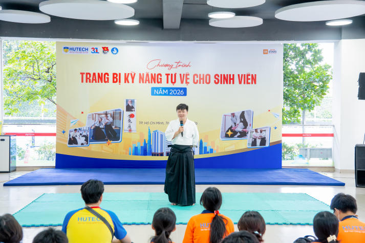 “Bẻ khóa” tình huống nguy hiểm, HUTECH-ers rèn phản xạ tự vệ cùng CLB Aikido 27