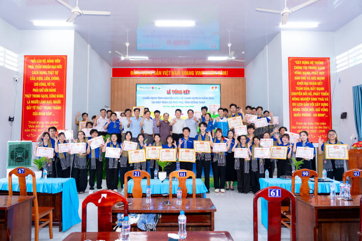 Những công trình ghi dấu sức trẻ HUTECH trong Mùa hè xanh 2026 tại Đồng Tháp 142