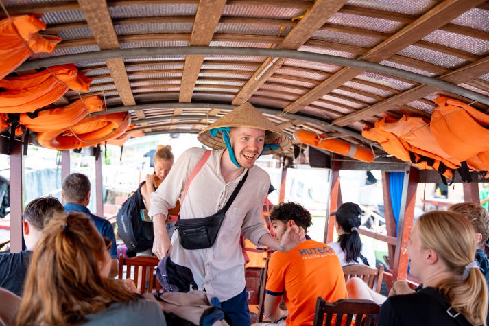 [Video] Exciting Mekong Delta adventure with students from Denmark, Germany, the Netherlands, and HUTECH 24