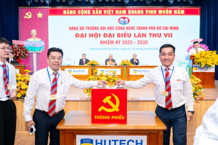 Đại hội Đại biểu Đảng bộ HUTECH lần VII: Khởi đầu vững vàng cho nhiệm kỳ 2025-2030 212