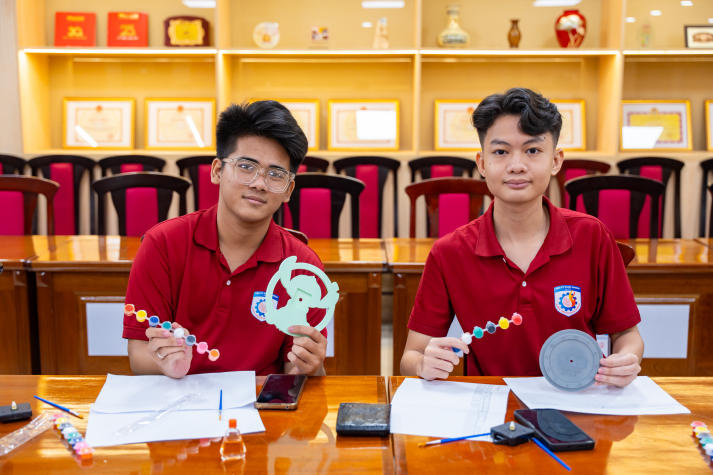 [Ảnh] “In 3D - In dấu yêu thương”: Sân chơi lan tỏa tinh thần tri ân 20/11 của sinh viên Viện Kỹ thuật 32