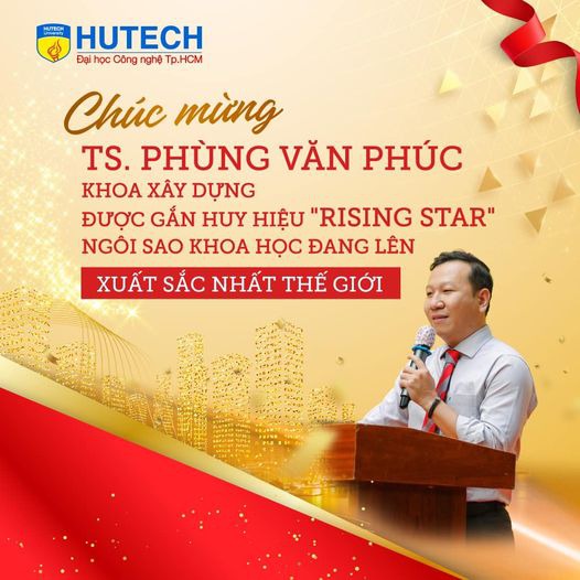 ​TS. Phùng Văn Phúc là 01 trong 03 nhà khoa học Việt lọt vào bảng xếp hạng “Best Rising Stars of Science in the World” 10