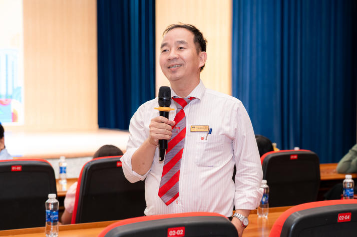 Học sinh THPT Vĩnh Cửu (Đồng Nai) trải nghiệm môi trường học tập tại HUTECH 67