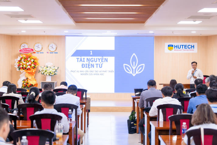 HUTECH đăng cai tổ chức Đại hội Liên Chi hội Thư viện Đại học phía Nam lần thứ VI, nhiệm kỳ 2025-2028: Hướng tới thư viện số hiện đại 153