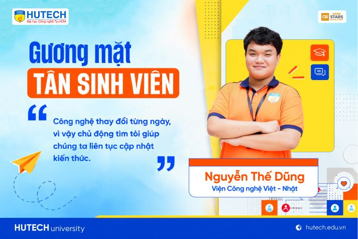 [Gương mặt tân sinh viên] Nguyễn Thế Dũng: Khi thế mạnh Tin học trở thành “bệ phóng” cho ước mơ Công nghệ thông tin 9