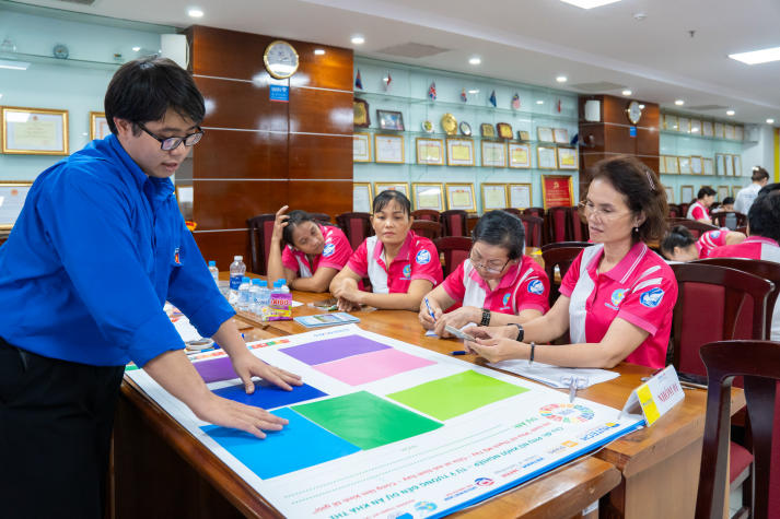 HUTECH đồng hành cùng phụ nữ phường Thạnh Mỹ Tây phát triển tư duy đổi mới sáng tạo và khởi nghiệp 138