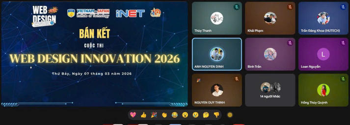 Lộ diện 9 đội thi xuất sắc bước vào Chung kết cuộc thi Web Design Innovation 2026 4