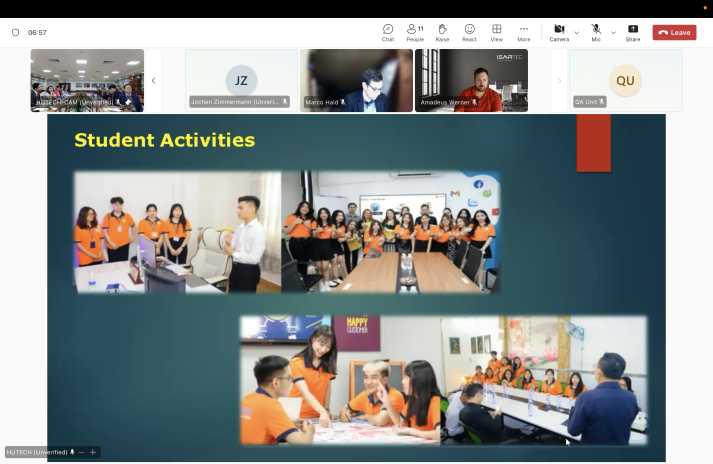 HUTECH tổ chức khai mạc chương trình đánh giá ngoài kiểm định chất lượng 4 chương trình đào tạo trình độ đại học theo tiêu chuẩn FIBAA 101