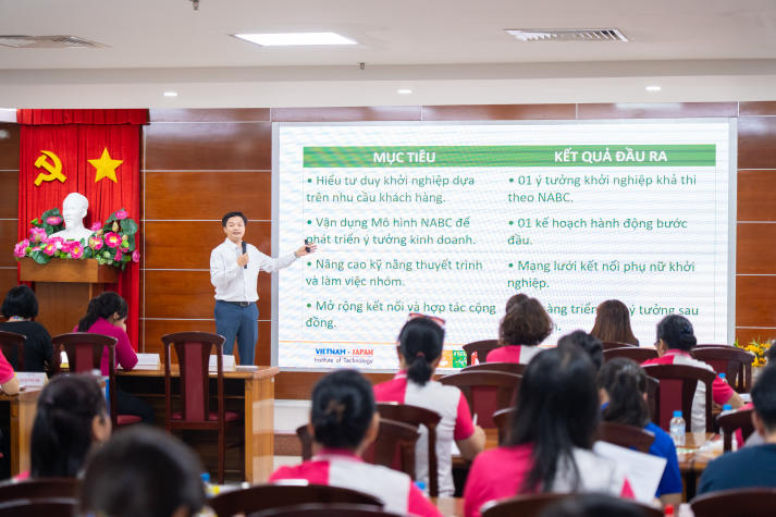 HUTECH đồng hành cùng phụ nữ phường Thạnh Mỹ Tây phát triển tư duy đổi mới sáng tạo và khởi nghiệp 39