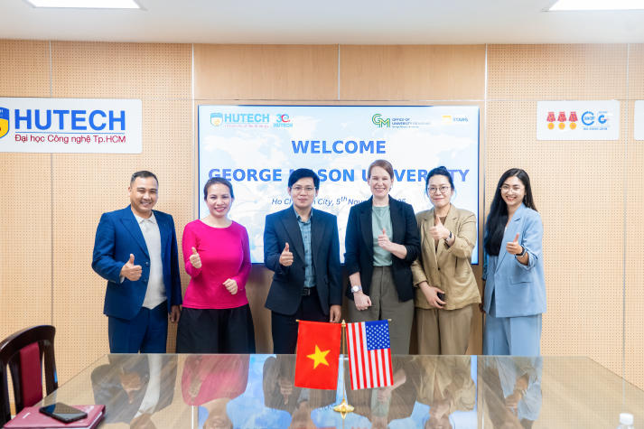 Nhiều cơ hội hợp tác học thuật quốc tế từ buổi làm việc giữa HUTECH và George Mason University Korea 78