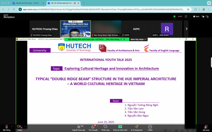 HUTECH students make their mark at International Youth Talk Forum 46