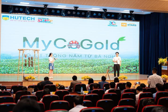 Chung kết HUTECH Startup Wings 2025: Trà sữa thảo mộc dạng viên nén TEA PIE lên ngôi Quán quân 53