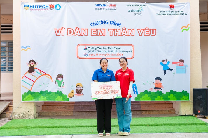 Viện Công nghệ Việt - Nhật HUTECH lan tỏa yêu thương tại tỉnh Long An 77