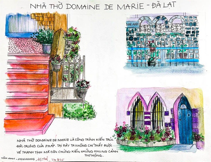 Sinh viên ngành Kiến trúc và Thiết kế nội thất khám phá nhiều kiến trúc độc đáo trong chuyến kiến tập tại Bảo Lộc và Đà Lạt 74