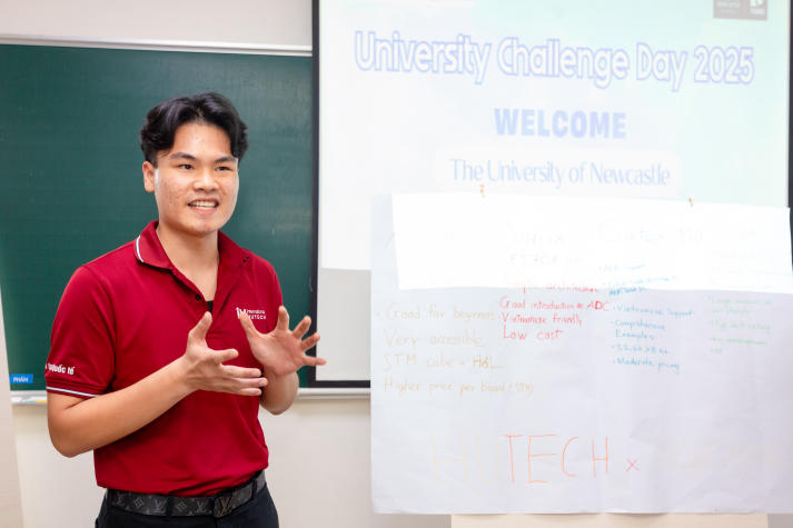 HUTECH and University of Newcastle students connect through Nucleo experiences and technical exchange 88